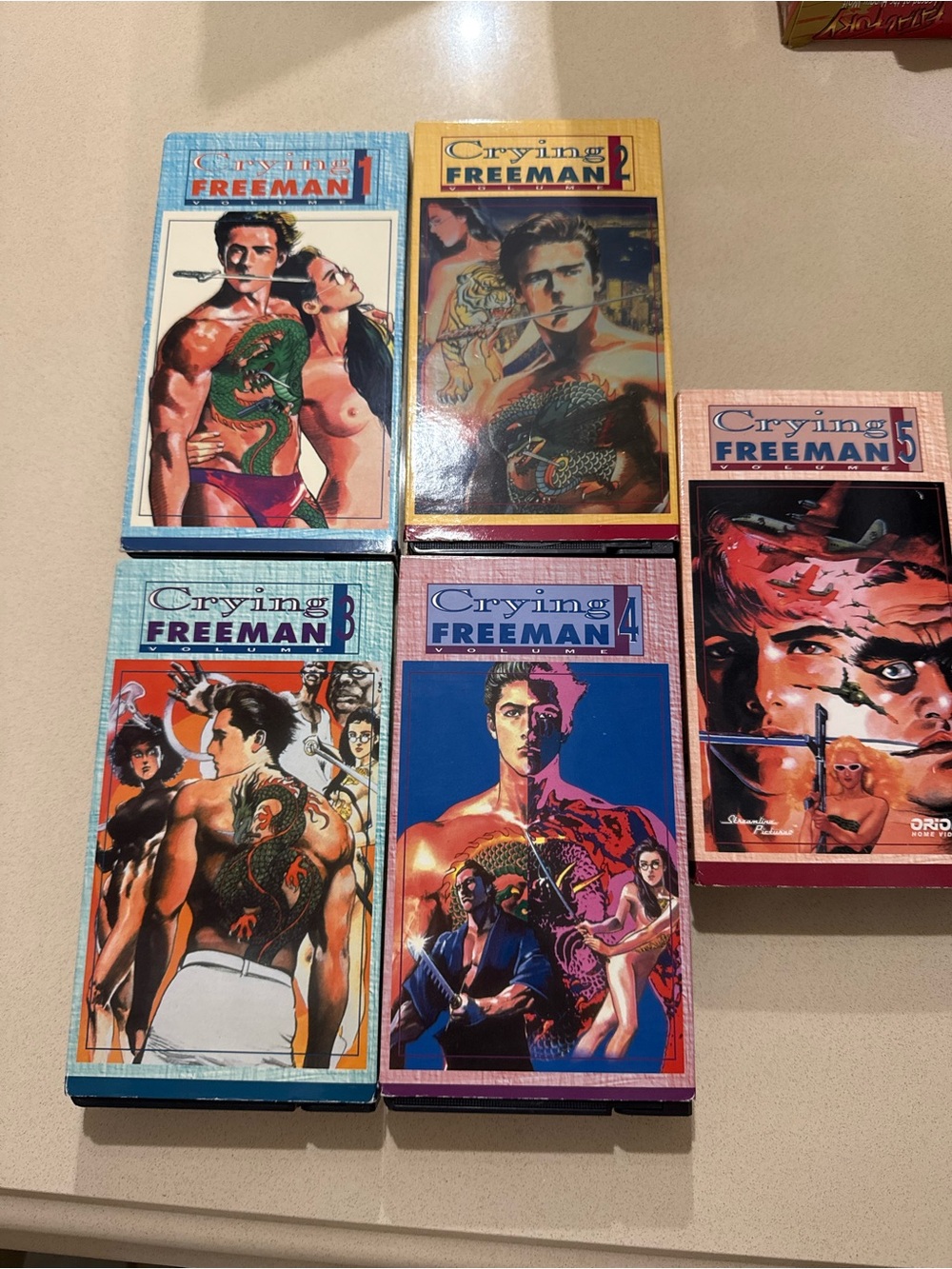 Crying Freeman Volume 3 Graphic Novel - Blue/Teal Cover